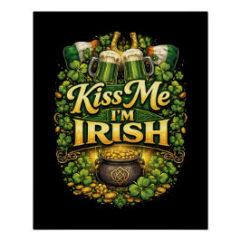 Kiss Me, I’m Irish Poster