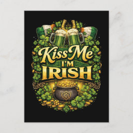 Kiss Me, I’m Irish Postkarte
