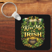 Kiss Me, I’m Irish Schlüsselanhänger (Vorderseite)