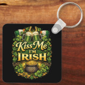 Kiss Me, I’m Irish Schlüsselanhänger (Rückseite)