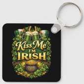 Kiss Me, I’m Irish Schlüsselanhänger (Rückseite)