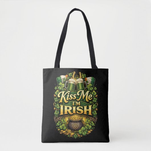 Kiss Me, I’m Irish Tasche (Vorderseite)