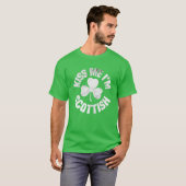 Kiss Me I m Scottish St Patricks Day Funny Irish S T-Shirt (Vorne ganz)