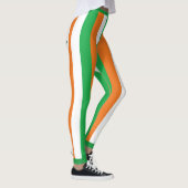 Kiss Me I ml Irish Stripes Bright White Heart Leggings (Rechts)