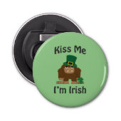 Kiss Me Ich bin ein Irrfuß Flaschenöffner (Vorderseite)