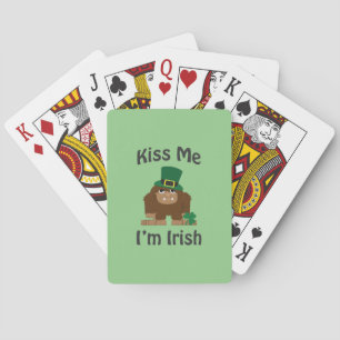 Kiss Me Ich bin ein Irrfuß Spielkarten