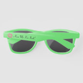 Kiss Me Ich bin eine irische grüne Sonnenbrille (Rückseite)