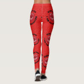 Kiss Me Ich bin geimpft Leggings (Rückseite)