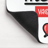 Kiss Me Ich bin geimpft Mousepad (Ecke)