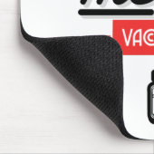 Kiss Me Ich bin geimpft Mousepad (Ecke)