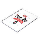 Kiss Me Ich bin geimpft Notizblock (Linke Seite)