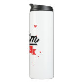 Kiss Me Ich bin geimpft Thermosbecher (Nach rechts gedreht)