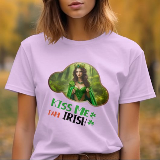 Kiss Me, ich bin irisch - Kuss-Karneval T-Shirt