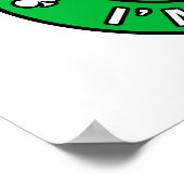 Kiss Me Ich bin irisch Poster (Ecke)