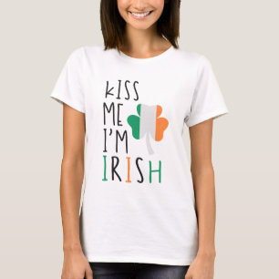 Kiss Me Ich bin irisch T-Shirt