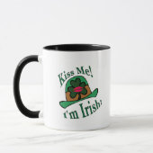Kiss Me Ich bin irisch Tasse (Links)