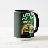 Kiss Me Ich bin irisch Tasse (VorderseiteRechts)