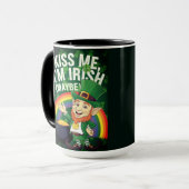 Kiss Me Ich bin irisch Tasse (Vorderseite Links)