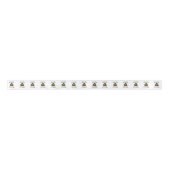 Kiss Me Ich bin irische St. Patricks Day Bigfoot Satinband (Vorderseite)