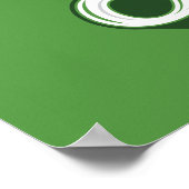 Kiss Me, ich bin irisches Poster 24x24 (Ecke)