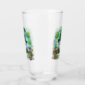Kiss Me Ich bin Irish St Patricks Day Leprechaun G Glas (Rechts)