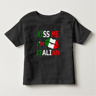 Kiss Me Ich bin Italiener T - Shirt Baby Bodysuit