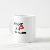 Kiss Me Im a Biomedical Engineer Tasse (Vorderseite Links)