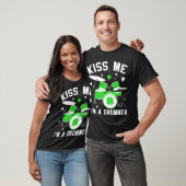 Kiss Me I'm a Drummer St Patrick's Day T-Shirt (Unisex)