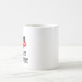 Kiss Me Im a Library Assistant Coffee Tasse (Mittel)