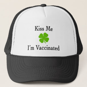 Kiss Me Im geimpft Truckerkappe