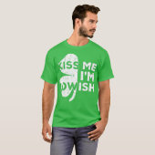 Kiss Me Im Iowish Saint Patrick Day Gift T-Shirt (Vorne ganz)