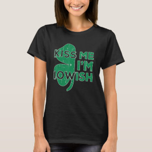 Kiss Me I'm Iowish Saint Patrick's Day Womens Kid T-Shirt