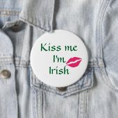 Kiss Me I'm Irish Button (Beispiel)