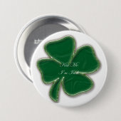 Kiss Me I'm Irish Button (Vorne & Hinten)
