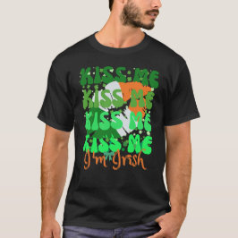 Kiss Me I'm Irish Funny St Patrick's Day 2025 T-Shirt