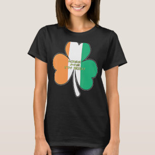 Kiss Me I'm Irish Happy St Saint Patrick Day Flag T-Shirt