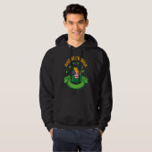Kiss Me I'm Irish I St Patricks Day Shamrock Flag Hoodie (Vorne ganz)