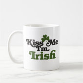 Kiss me Im Irish Kaffeetasse (Links)