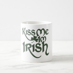 Kiss me Im Irish Kaffeetasse