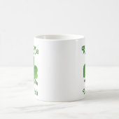 "Kiss Me I'm Irish" Kleeblatt St. Patrick's Day Kaffeetasse (Mittel)