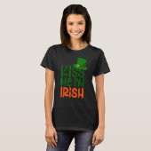 Kiss Me I'm Irish Leprechaun Hat St Patricks Day T-Shirt (Vorne ganz)
