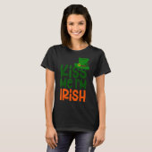 Kiss Me I'm Irish Leprechaun Hat St Patricks Day T-Shirt (Vorne ganz)