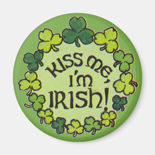 Kiss Me I'm Irish - Magnet (Vorne)