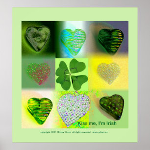 Kiss Me I'm Irish Poster