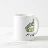 Kiss Me I'm Irish Retro-Brauch St. Patrick’s Kaffeetasse (VorderseiteRechts)