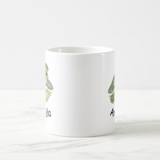 Kiss Me I'm Irish Retro-Brauch St. Patrick’s Kaffeetasse (Mittel)