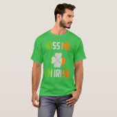 Kiss Me Im Irish Saint Patrick Day Geschenke T-Shirt (Vorne ganz)