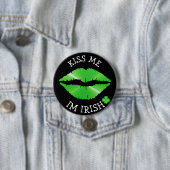 Kiss Me, Im Irish St Patricks Day Button (Beispiel)