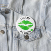 Kiss Me, Im Irish St Patricks Day Button (Beispiel)