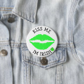 Kiss Me, Im Irish St Patricks Day Button (Beispiel)